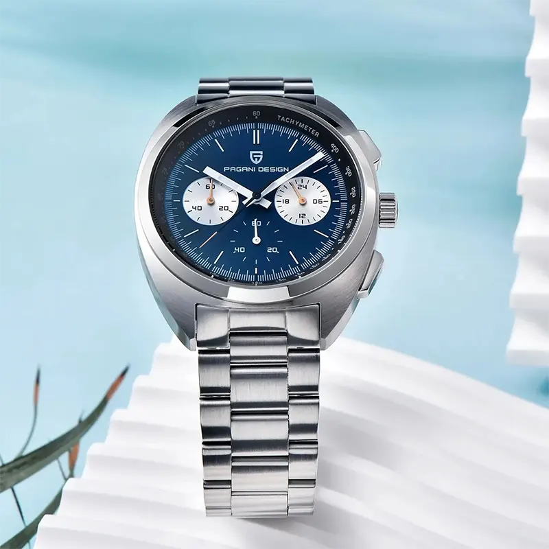 Pagani Design Chronograph Blue Dial Men's Watch-  PD-1782